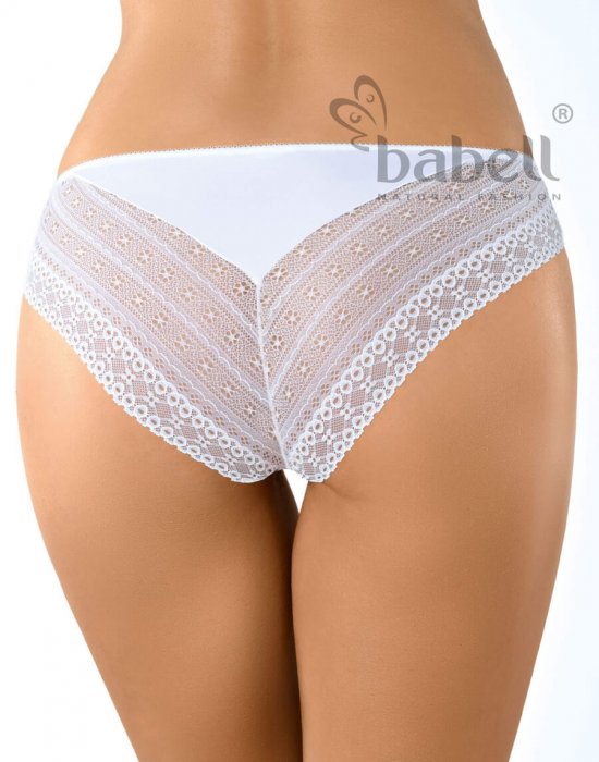 Памучни бикини в бял цвят, Babell - Modavel.com Памучни бикини в бял цвят, Babell, Бикини - Modavel.com