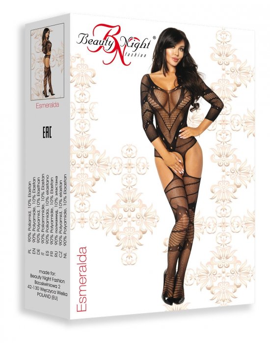 Целокупно боди Esmeralda, Beauty Night Fashion - Modavel.com Целокупно боди Esmeralda, Beauty Night Fashion, ♡ Св. Валентин ♡ - Modavel.com