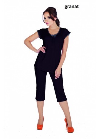 Дамска пижама в тъмнoсин цвят VISA 884