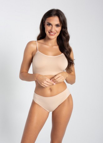Безшевни бикини, телесен цвят