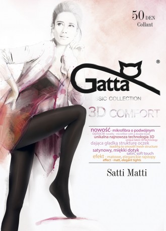 Безшевни чорапогащи в черен цвят LYCRA® 3D Satti Matti 50 DEN Безшевни чорапогащи в черен цвят LYCRA® 3D Satti Matti 50 DEN