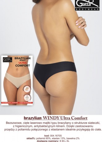 Бразилиани в черен цвят WINDY Бразилиани в черен цвят WINDY