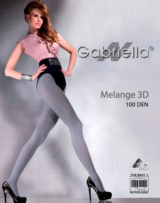 Чорапогащник Melange в цвят графит 100 DEN, Gabriella - Modavel.com Чорапогащник Melange в цвят графит 100 DEN, Gabriella, Чорапогащи - Modavel.com