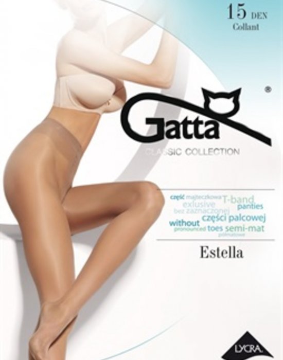 Чорапогащник с ликра в зелен цвят Estella Green 15 DEN, Gatta - Modavel.com Чорапогащник с ликра в зелен цвят Estella Green 15 DEN, Gatta, Чорапогащи - Modavel.com