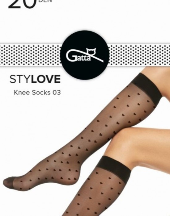Дамски чорапи в черен цвят STYLOVE 03 20 DEN