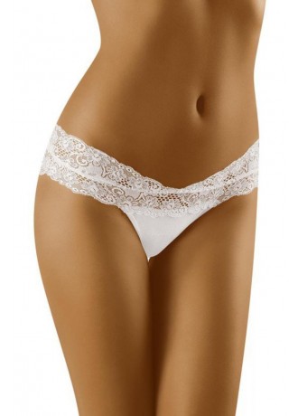 Дантелени бикини в бял цвят ECO-SU