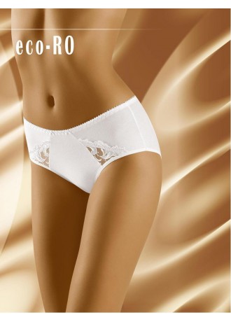 Гладки бикини в бял цвят Eco Ro