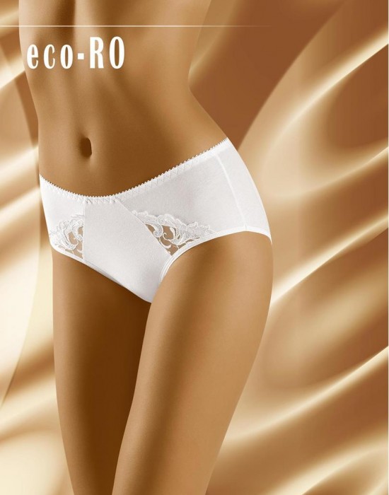 Гладки бикини в бял цвят Eco Ro, Wolbar, Бикини - Modavel.com