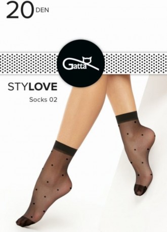 Къси дамски чорапи в черен цвят STYLOVE 02 20 DEN Къси дамски чорапи в черен цвят STYLOVE 02 20 DEN