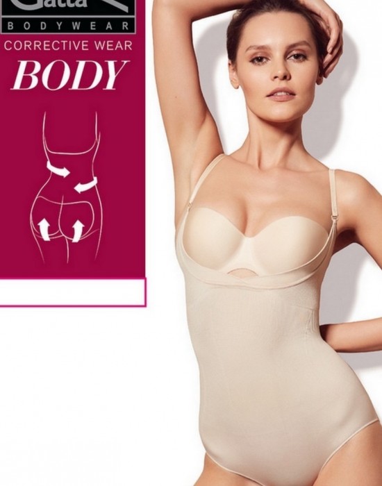 Моделиращо боди с отворен бюст в черно, Gatta Bodywear - Modavel.com Моделиращо боди с отворен бюст в черно, Gatta Bodywear, Моделиращо - Modavel.com