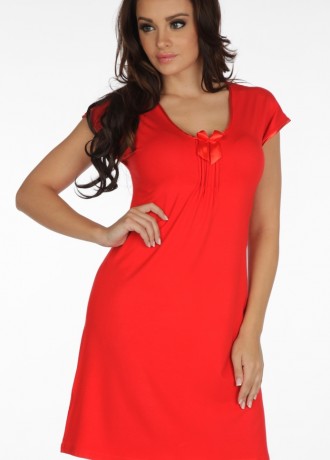 Нощница в червен цвят Visa