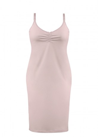 Нощница за бременни и кърмачки в розов цвят EASY DRESS