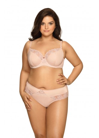 Подплатен сутиен в бежов цвят 1921