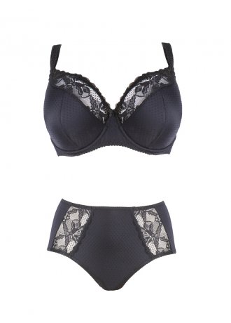 Сутиен за голям бюст в черен цвят 112