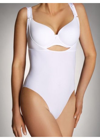 Моделиращо бежово боди Vincenta