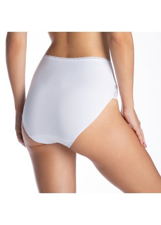 Бели бикини с висока талия пакет от 2 броя L-4000MD-01