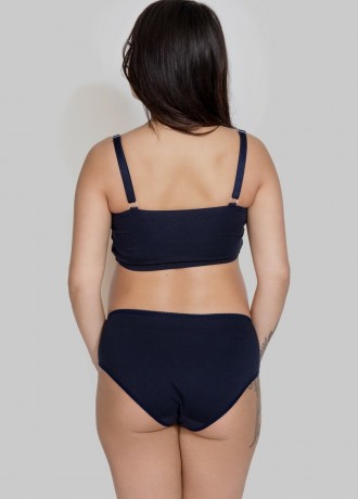 Бикини за бременни в тъмносин цвят MAMA PANTY