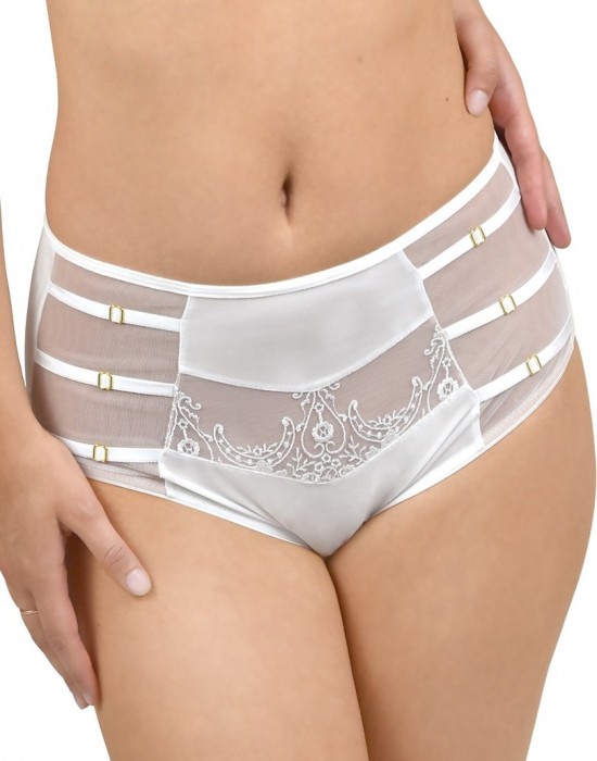 Бикини с висока талия в бял цвят DEZIRO WHITE ME-19136, Mediolano - Modavel.com Бикини с висока талия в бял цвят DEZIRO WHITE ME-19136, Mediolano, Бикини - Modavel.com