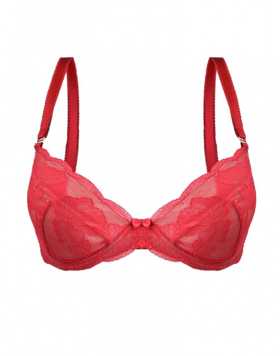 Секси push up сутиен в червено AMELIA 19202 Секси push up сутиен в червено AMELIA 19202