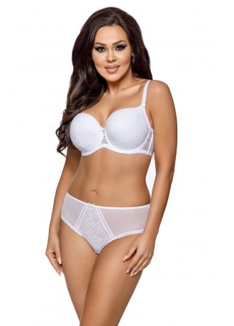 Сутиен с подплатени чашки в бял цвят 1397