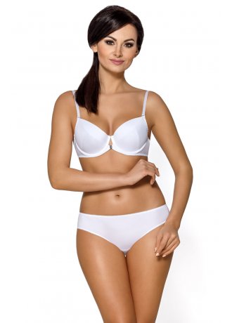 Сутиен със силиконов гръб в бяло 146/69