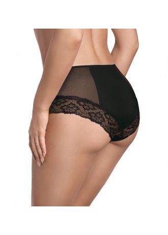 Бикини с висока талия в черно