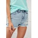 Дамски къси дънкови панталони с накъсан ефект 30073, FASARDI, Панталони - Modavel.com