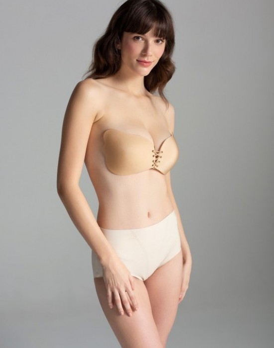 Силиконов сутиен в бежов цвят Invisible Beauty Bra 01, Gatta Bodywear - Modavel.com Силиконов сутиен в бежов цвят Invisible Beauty Bra 01, Gatta Bodywear, Сутиени - Modavel.com