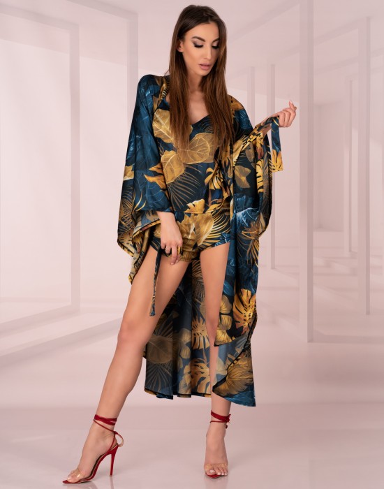Сатенена дамска пижама Damen Aquareel, LivCo Corsetti Fashion - Modavel.com Сатенена дамска пижама Damen Aquareel, LivCo Corsetti Fashion, Пижами - Modavel.com
