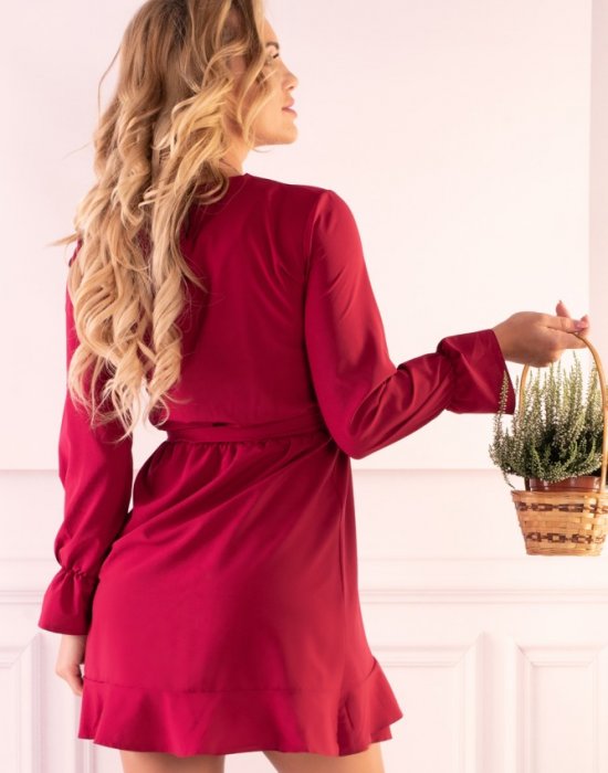 Мини рокля в цвят циклама Manetera, Merribel - Modavel.com Мини рокля в цвят циклама Manetera, Merribel, Къси рокли - Modavel.com