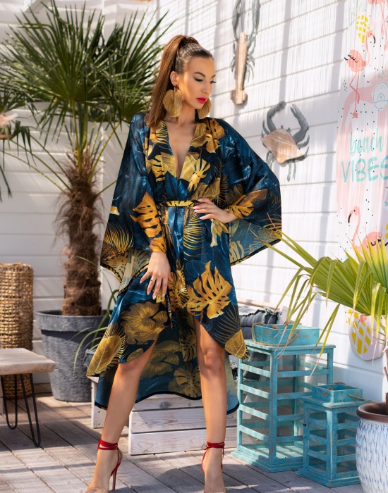 Луксозен сатенен халат Handis Aquareel, LivCo Corsetti Fashion - Modavel.com Луксозен сатенен халат Handis Aquareel, LivCo Corsetti Fashion, Секси Халати - Modavel.com
