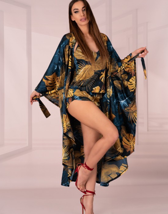 Сатенена дамска пижама Damen Aquareel, LivCo Corsetti Fashion - Modavel.com Сатенена дамска пижама Damen Aquareel, LivCo Corsetti Fashion, Пижами - Modavel.com