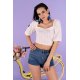 Дамска къса блуза Presca, Merribel - Modavel.com Дамска къса блуза Presca, Merribel, Блузи / Топове - Modavel.com