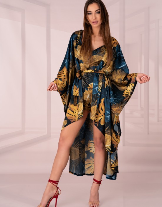 Сатенена дамска пижама Damen Aquareel, LivCo Corsetti Fashion - Modavel.com Сатенена дамска пижама Damen Aquareel, LivCo Corsetti Fashion, Пижами - Modavel.com