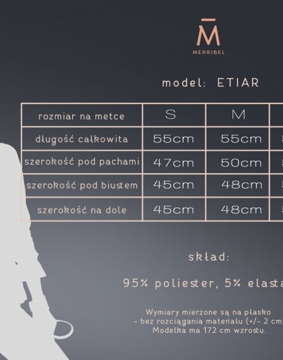 Ефирна дамска блуза с къс ръкав Etiar, Merribel, Блузи / Топове - Modavel.com