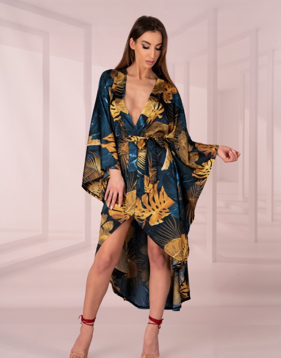 Луксозен сатенен халат Handis Aquareel, LivCo Corsetti Fashion - Modavel.com Луксозен сатенен халат Handis Aquareel, LivCo Corsetti Fashion, Секси Халати - Modavel.com