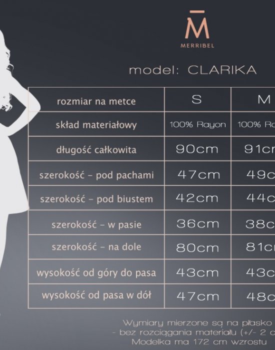 Елегантна мини рокля на точки Clarika, Merribel, Къси рокли - Modavel.com
