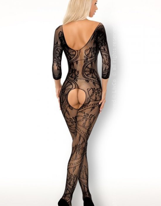 Целокупно мрежесто боди в черен цвят Fainam, LivCo Corsetti Fashion - Modavel.com Целокупно мрежесто боди в черен цвят Fainam, LivCo Corsetti Fashion, Целокупни бодита - Modavel.com