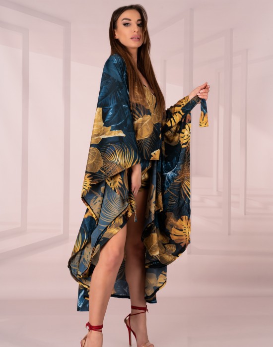 Сатенена дамска пижама Damen Aquareel, LivCo Corsetti Fashion - Modavel.com Сатенена дамска пижама Damen Aquareel, LivCo Corsetti Fashion, Пижами - Modavel.com