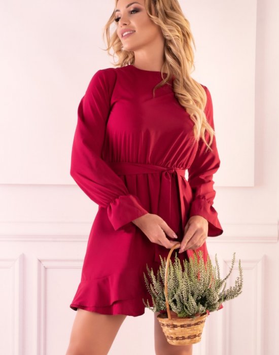 Мини рокля в цвят циклама Manetera, Merribel - Modavel.com Мини рокля в цвят циклама Manetera, Merribel, Къси рокли - Modavel.com