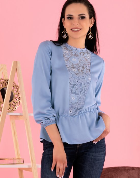 Дамска блуза в син цвят Iseara, Merribel, Блузи / Топове - Modavel.com