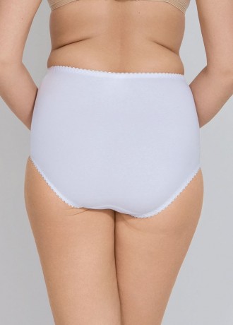 Бикини с висока талия в бял цвят EVA