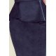 Елегантна рокля в тъмносин цвят 192-9, Numoco, Миди рокли - Modavel.com