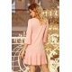 Красива рокля в цвят праскова 228-1, Numoco, Миди рокли - Modavel.com