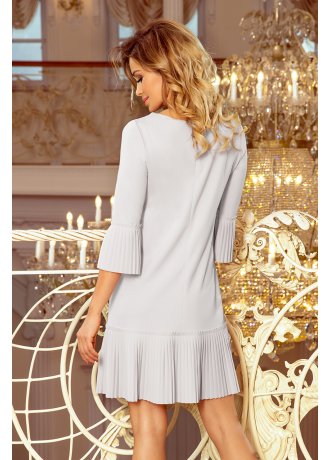 Красива рокля в сив цвят 228-6