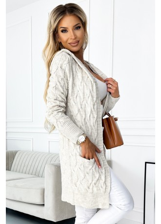 Дамска жилетка в бежов цвят 491-1