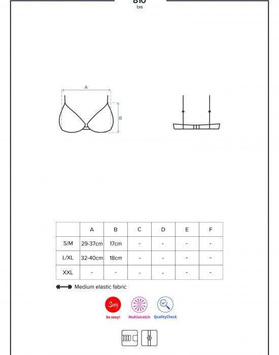 Бял дантелен сутиен 810-BRA-2, Obsessive - Modavel.com Бял дантелен сутиен 810-BRA-2, Obsessive, Полуподплатени - Modavel.com