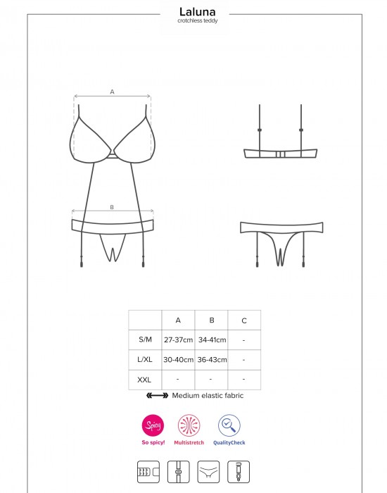 Секси боди Laluna, Obsessive, Секси Бодита - Modavel.com