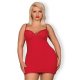 Червена нощница с прашки Jolierose, Obsessive, Нощници - Modavel.com