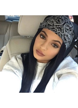 Кърпа за глава бандана Bandana в черно Кърпа за глава бандана Bandana в черно